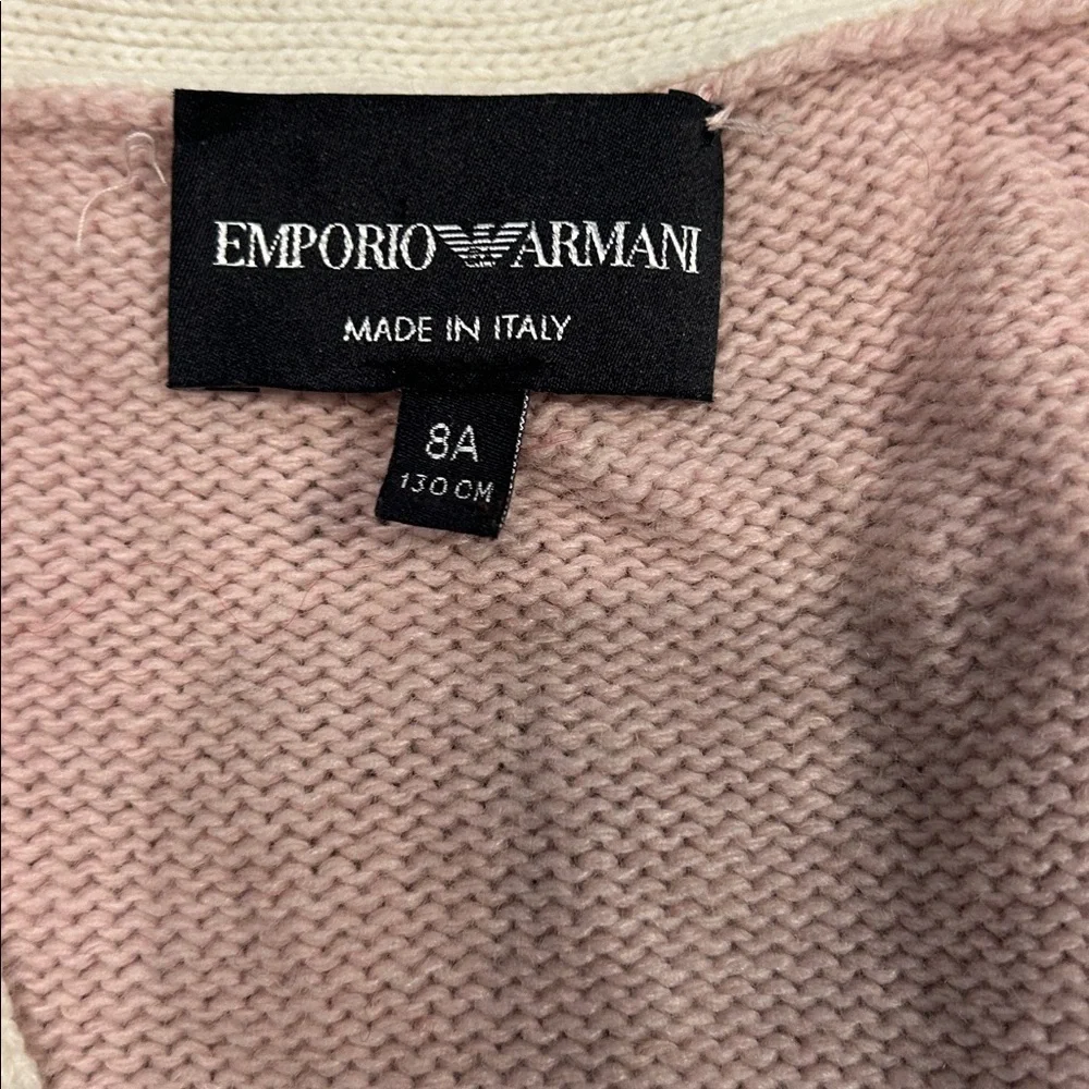 Emporio Armani Kids V-Neck Long-Sleeved Cardigan